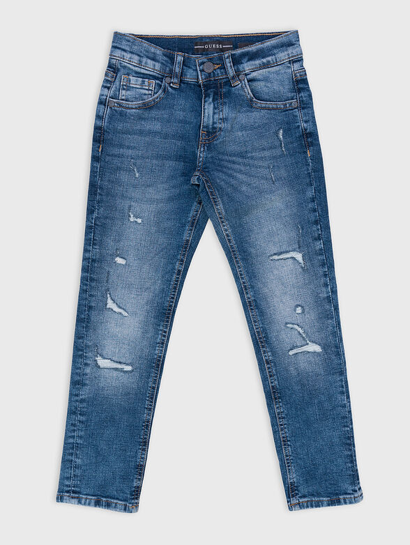 Blue slim jeans - 1