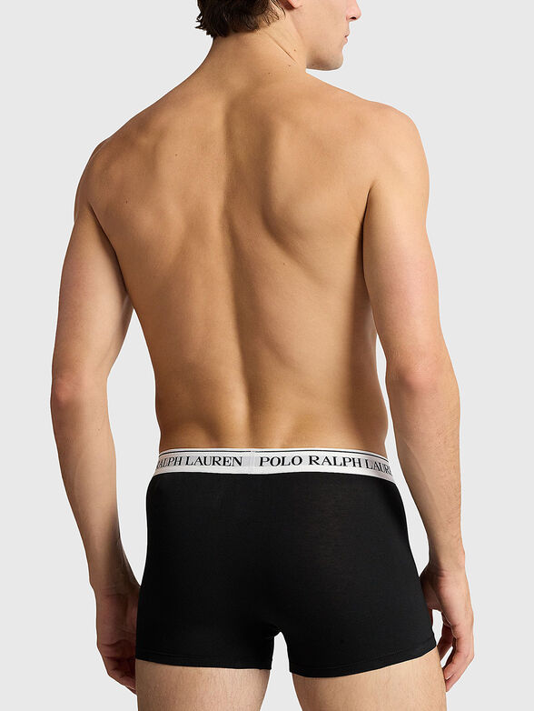 Set of three pairs of boxers with logo accents - 2