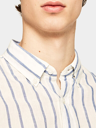ALFRED shirt with striped print - 5