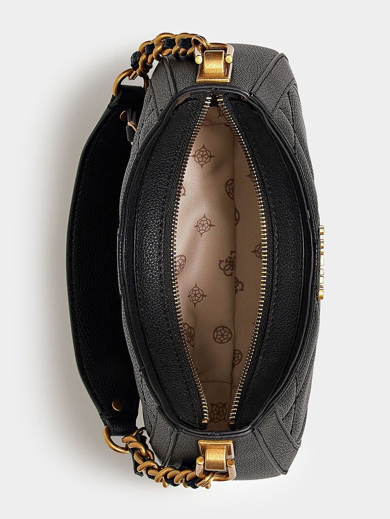 ABEY hobo bag in beige color with quilted effect - 3