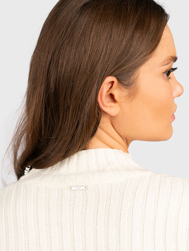 Ripped wool blend sweater  - 4