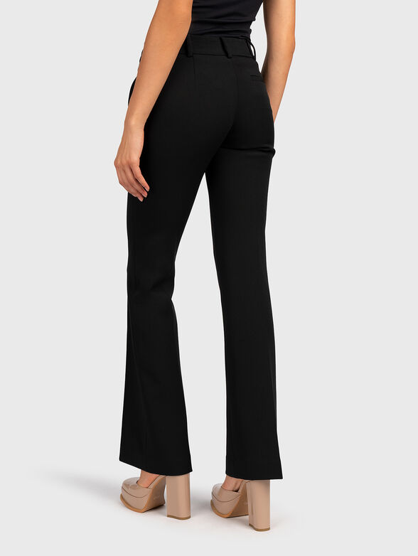 Black straight cut trousers - 2
