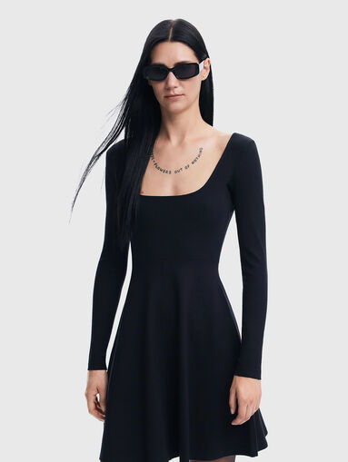 MICHIGAN black mini dress - 2