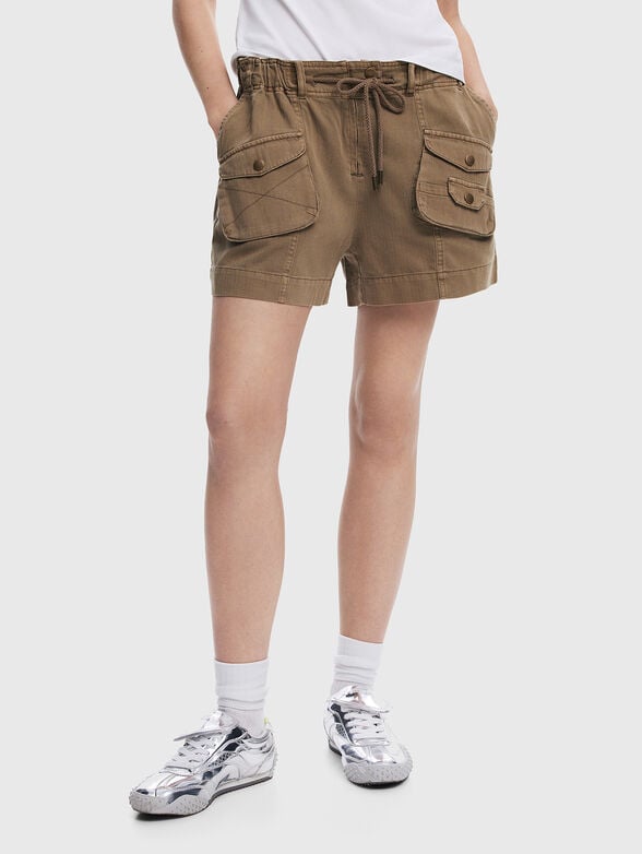 Shorts with accent pockets - 1