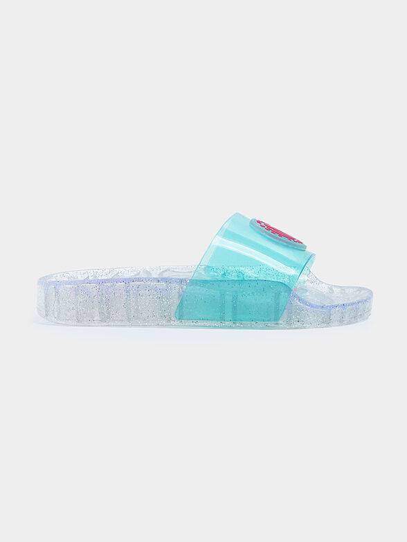 Slides in turquoise color - 1