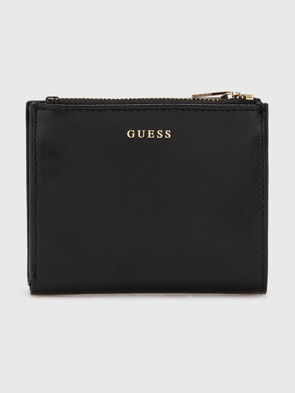 Wallet with gold logo - 0