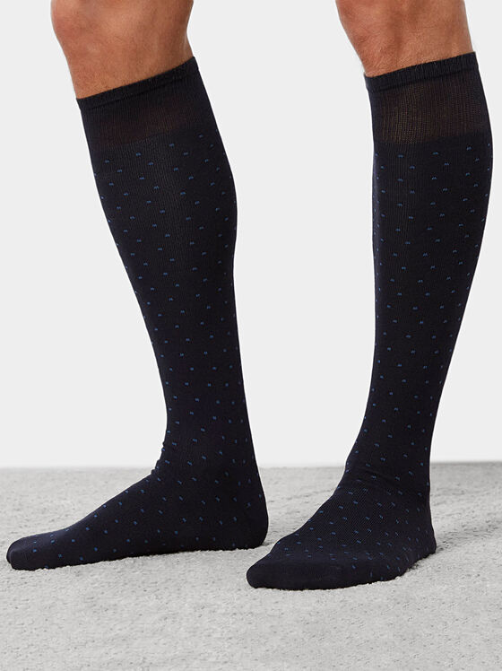 DAILY socks in dark blue color - 1