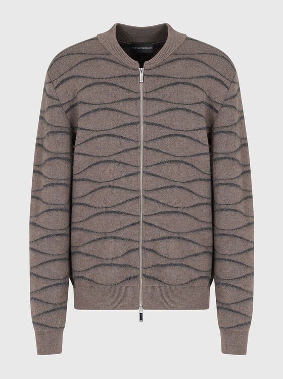 Cardigan with zip - 1