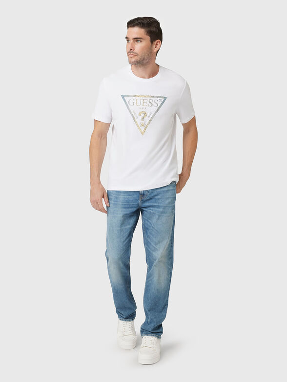 Black T-shirt with logo print - 2