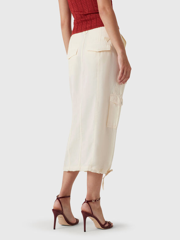 CASEY midi skirt with side pockets - 1