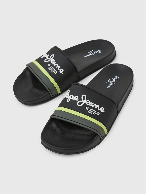 PORTOBELLO black slippers - 2