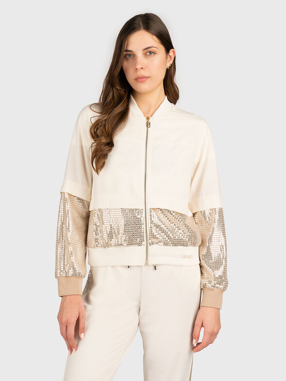 Black jacket with sequins - 1