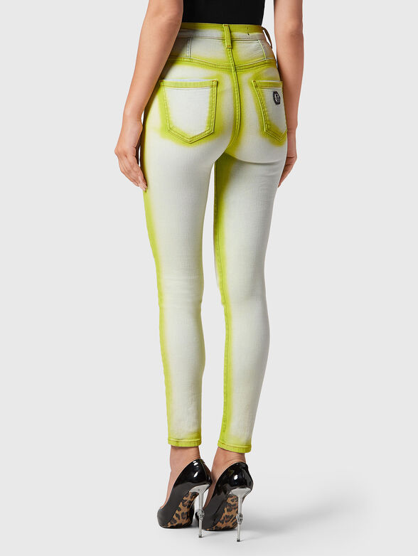 FLUO skinny jeans with electric accent - 2