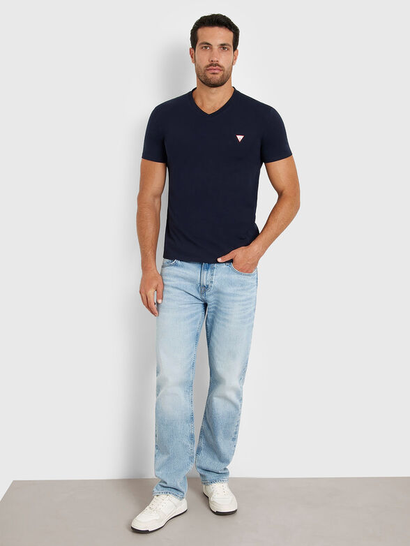 V-neck cotton T-shirt - 2