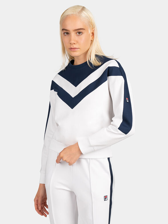 TANITANITH blouse with contrasting straps - 1