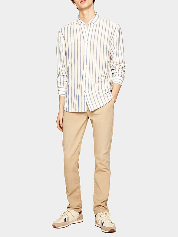 ALFRED shirt with striped print - 2