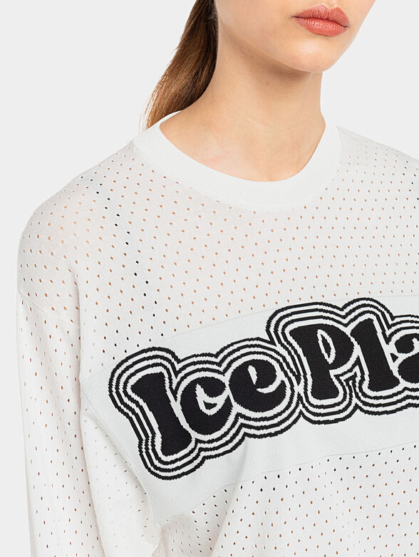 Sweater with logo and art details - 3