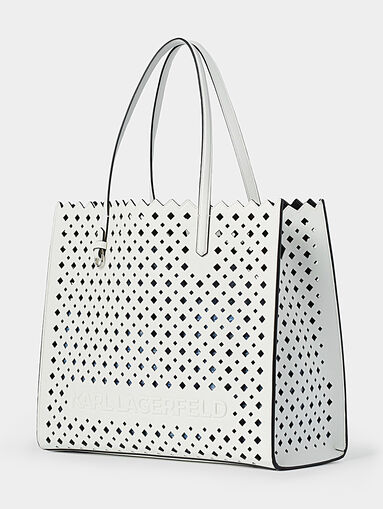 K/Skuare bag with perforaited details - 4