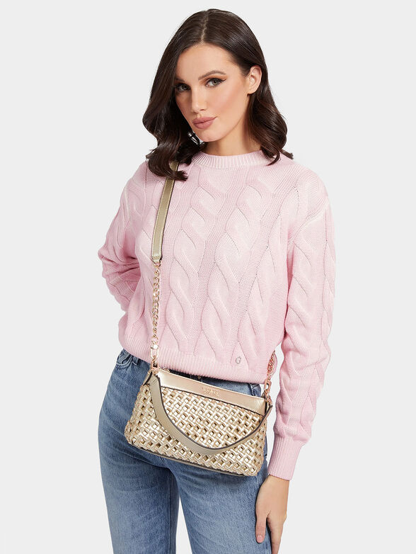 SICILIA small shoulder bag in gold color - 2