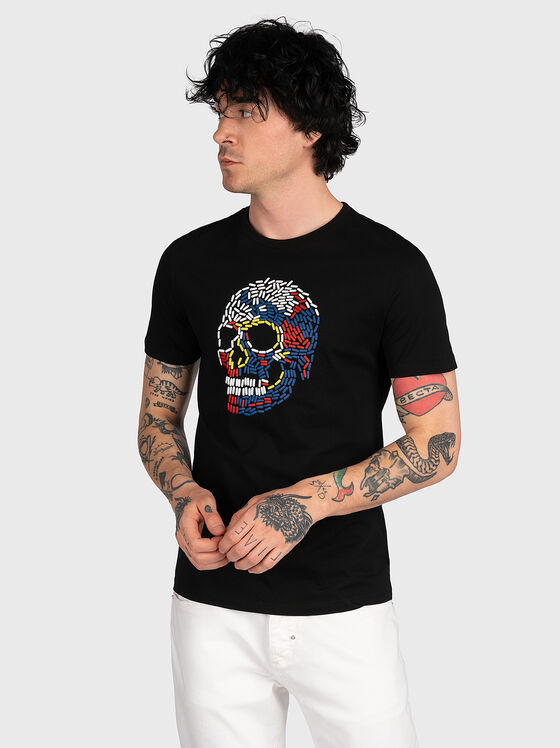 Βαμβακερό μπλουζάκι με εκτύπωση - 1