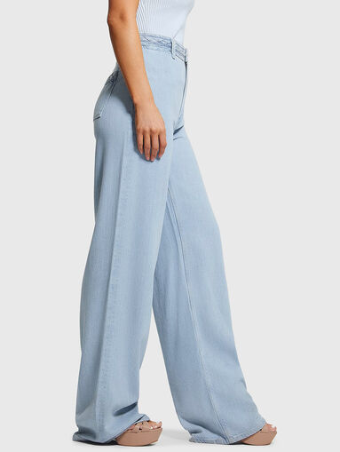 Jeans with accent wide legs - 4