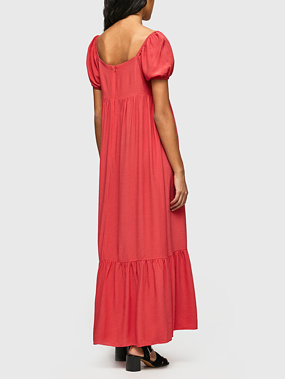 BERNARDETTE maxi dress with puff sleeves - 2
