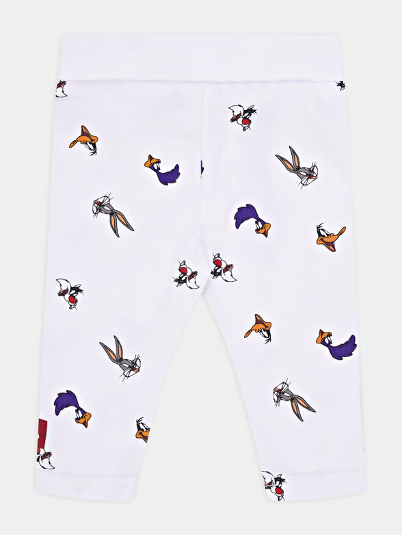 Leggings with cartoon characters print - 1
