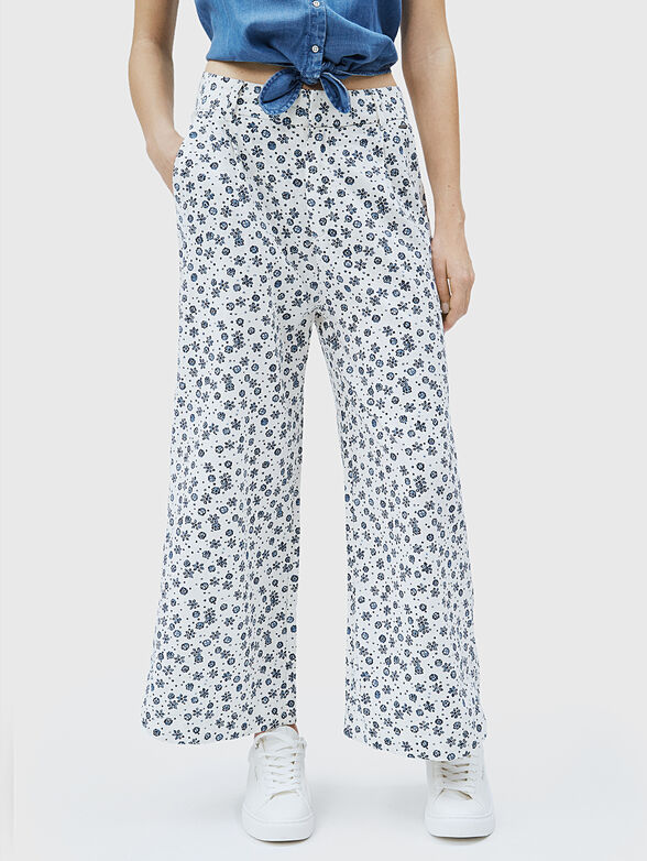 LOIS Pants with contrasting print - 1