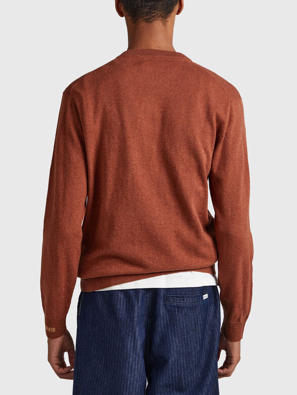 ANDRE black sweater with crew neck - 3