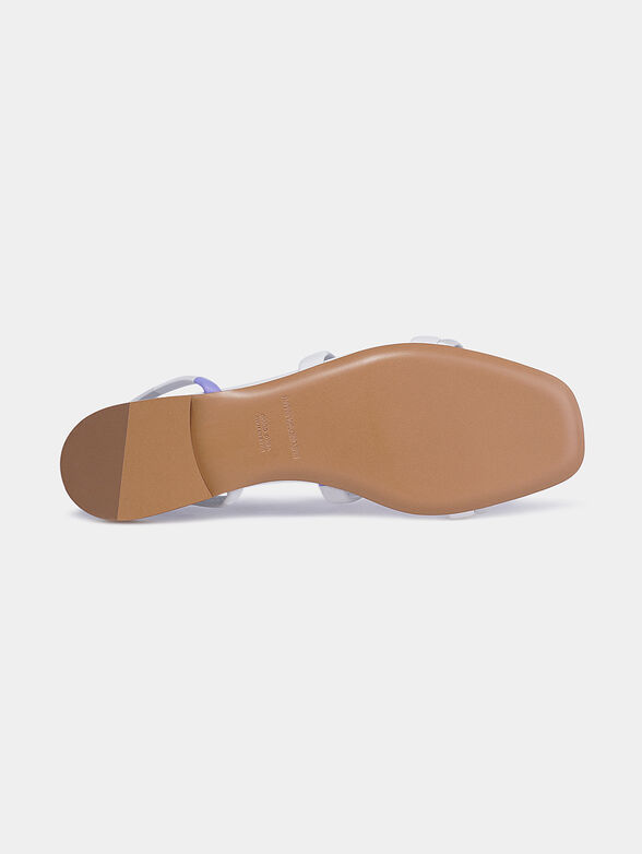 Sandals with purple details - 5