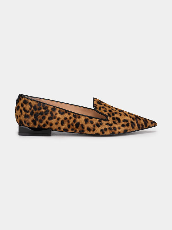 GUSTY5 loafers with animal print - 1
