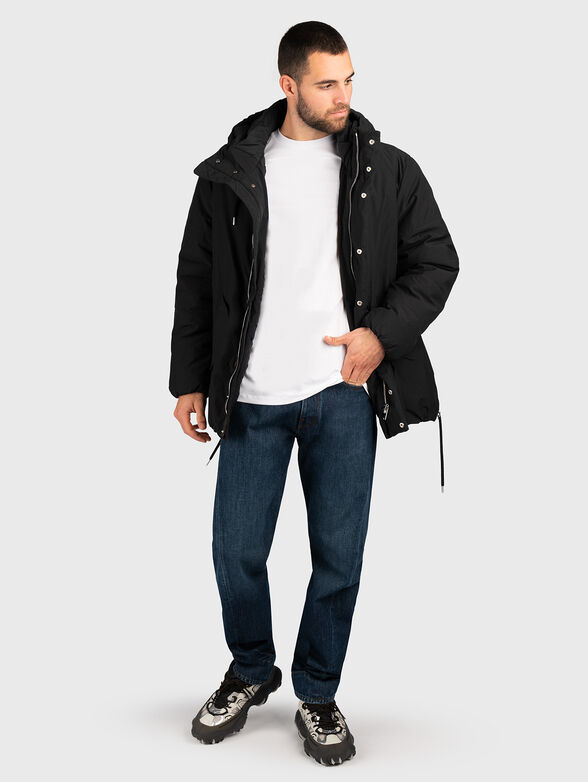 Black jacket with hood - 2