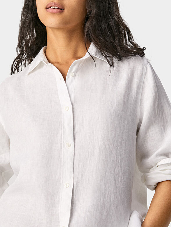 INGRID linen shirt  - 4