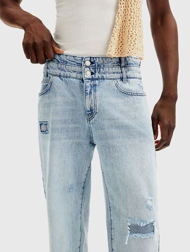 Jeans with patches  - 3