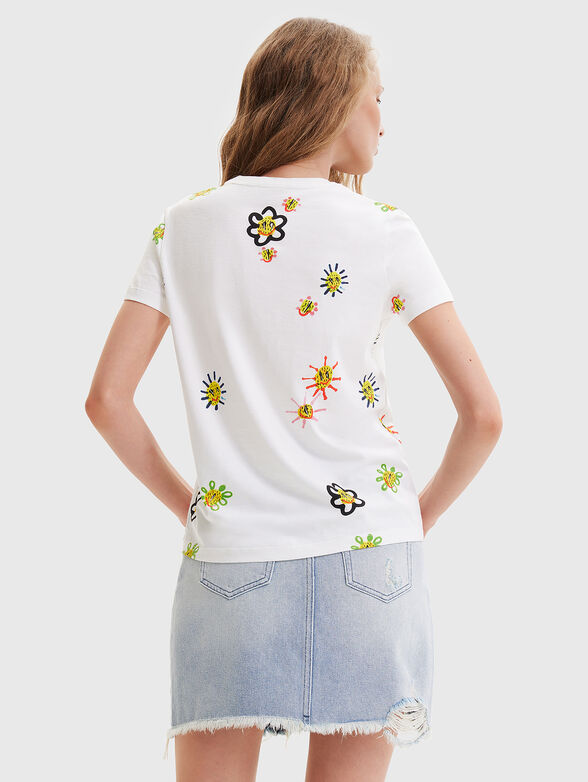 MARGAPEPO T-shirt with art accents - 3