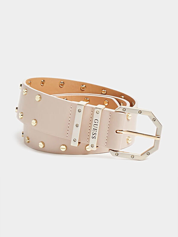 Studded belt in black color - 1