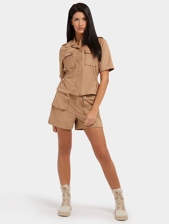MARILENA  shirt in beige color - 2