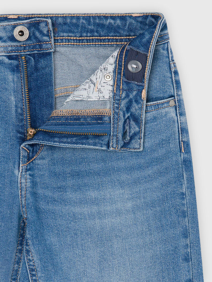 High waisted slim jeans - 3