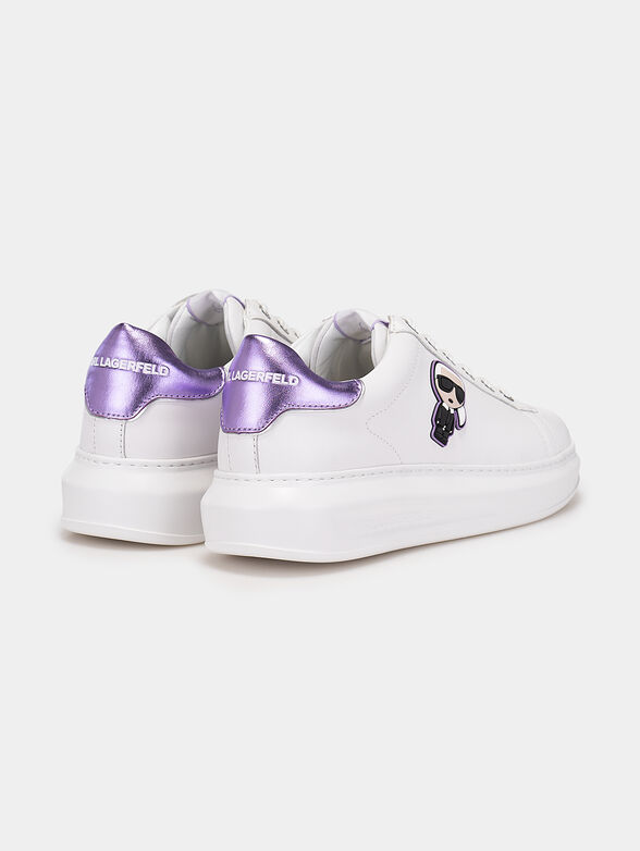 KAPRI Black sneakers with contrasting heel - 3