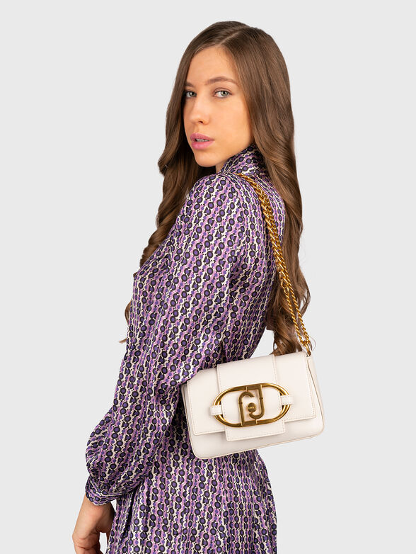 Crossbody bag with metal logo  - 2