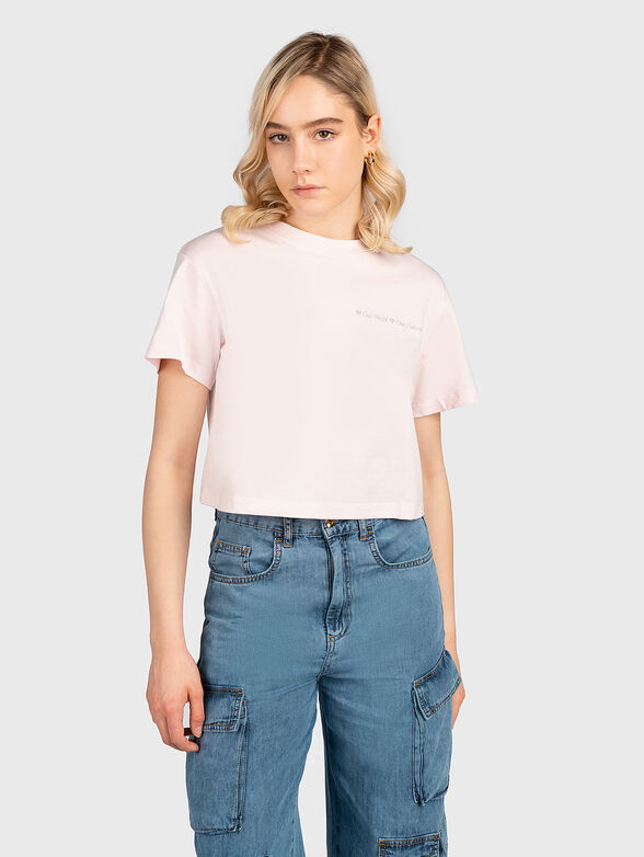 GLITTER T-shirt with print - 1