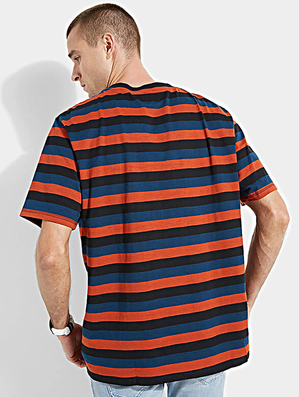 WONDER STRIPE Blue unisex t-shirt - 6