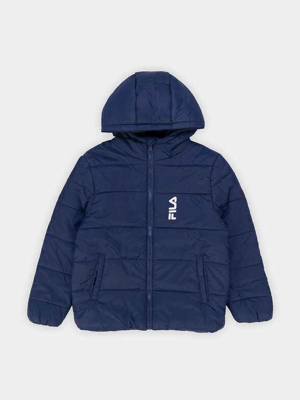 BUNIEL black padded jacket with hood - 1