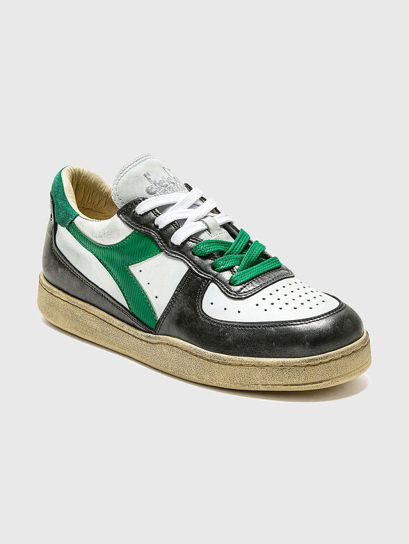 MI BASKET Leather sneakers - 1