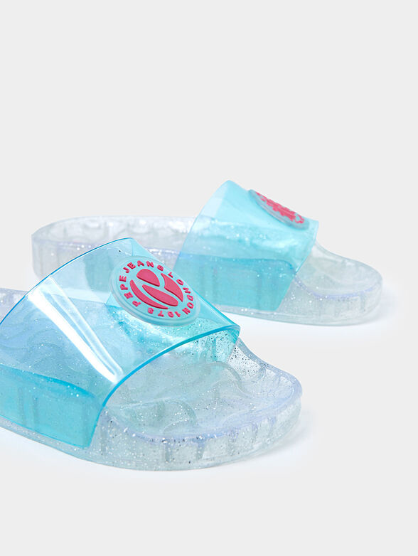 Slides in turquoise color - 6