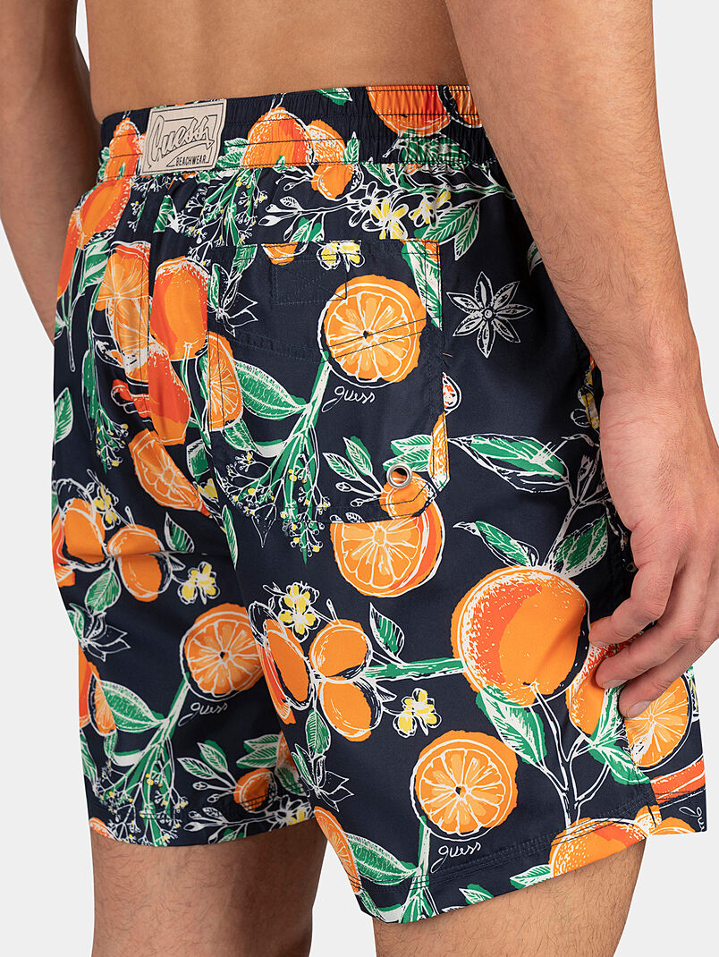 Swim trunks with print - 3