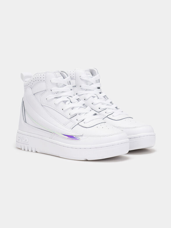 High sneakers with holographic accents - 2