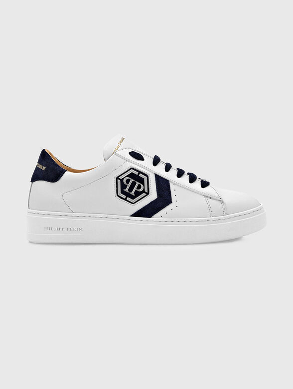 Leather shoes with logo detail - 1