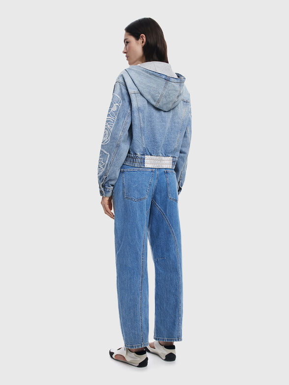 MONTREA denim jacket with hood - 3