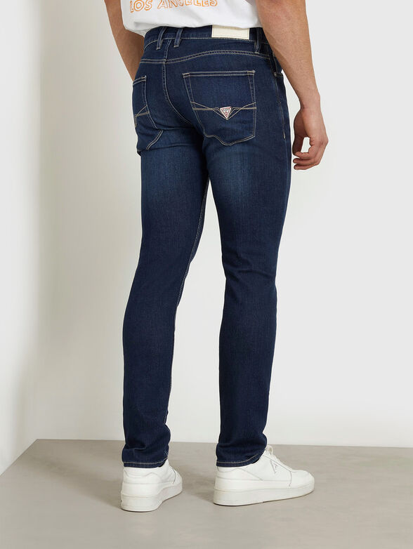 Slim fit jeans in dark blue - 1
